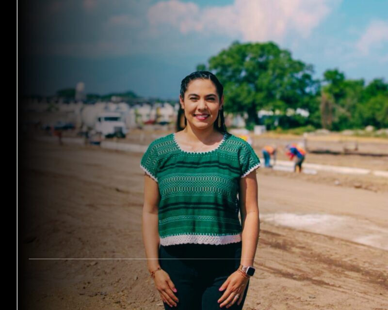 Gobernadora de Colima visita predio de ‘La Villa’ donde se construyen 237 Viviendas para el Bienestar