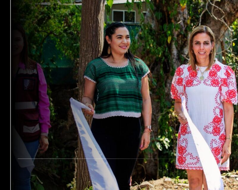 Indira Vizcaíno da banderazo de arranque al puente Victoria en Comala; invertirán más 6.5 mdp