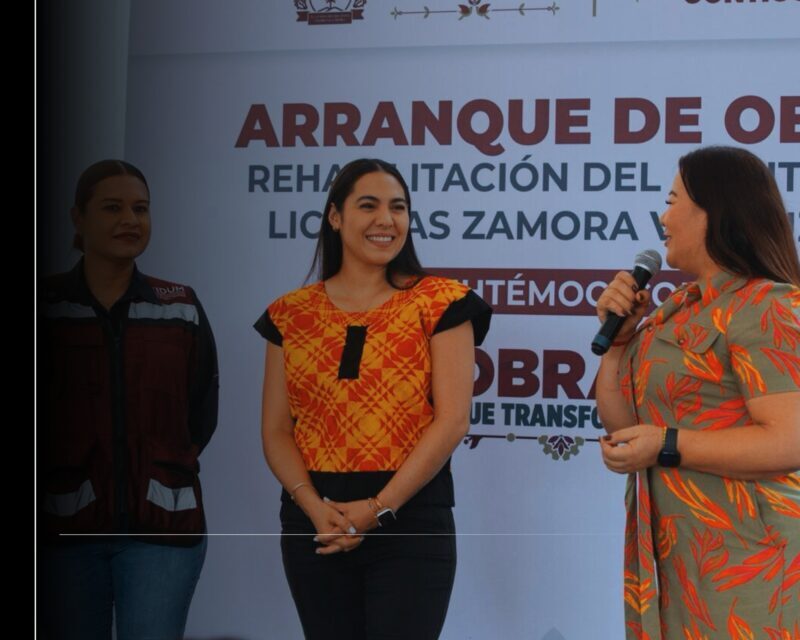 Indira Vizcaíno inicia rehabilitación de Auditorio Municipal de Cuauhtémoc; tenía 10 años en abandono