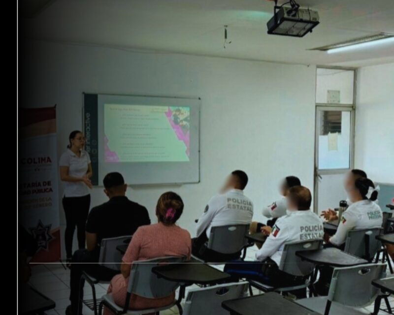 SSP Colima fortalece la formación policial para la atención a las violencias