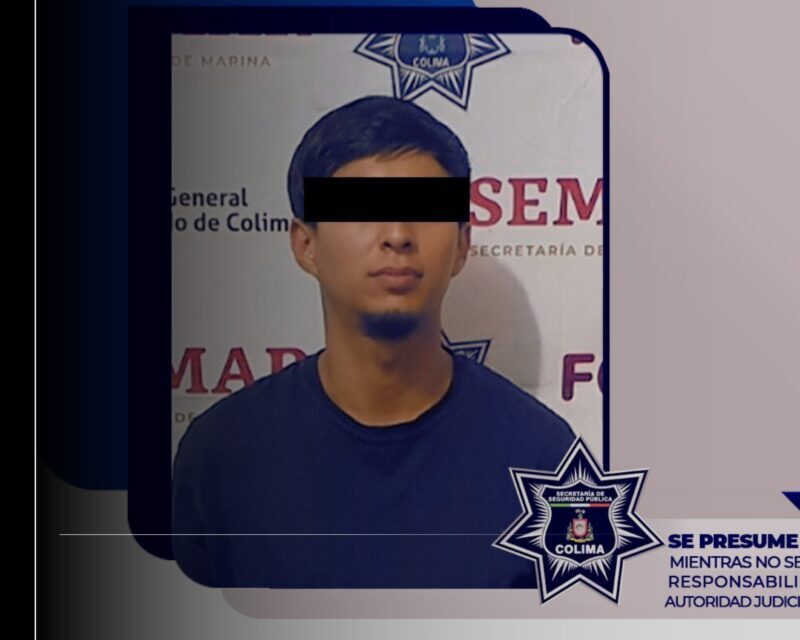 SSP: Policía Estatal de Colima detiene a masculino por violencia familiar tras reporte a C5i