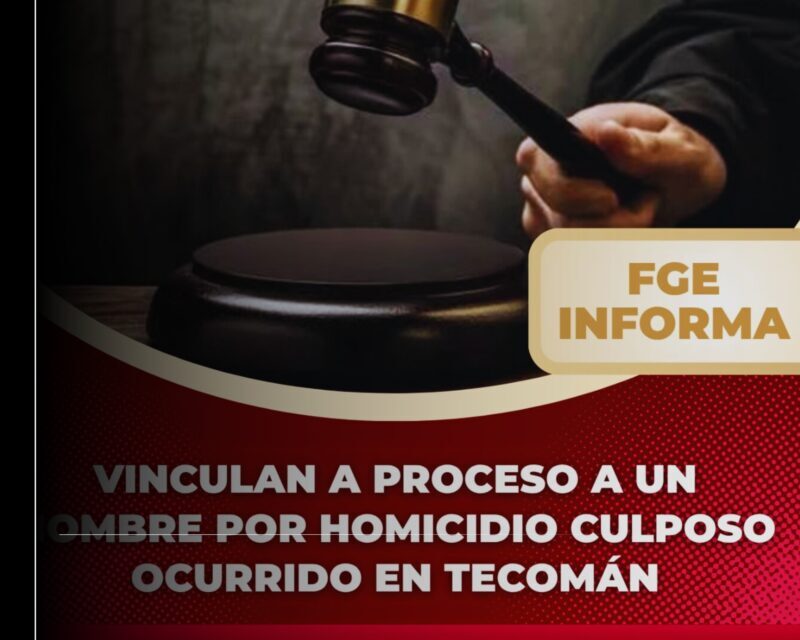 Vinculan a proceso a un hombre por homicidio culposo ocurrido en Tecomán