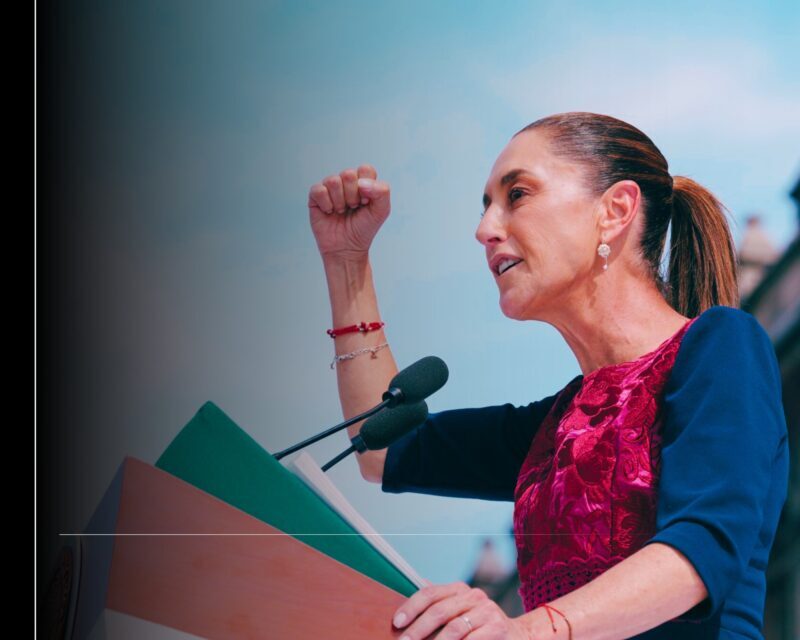 Ante 600 mil personas en el Zócalo, Presidenta Claudia Sheinbaum sostiene: México avanza con dignidad, con justicia, con unidad y con la fuerza invencible de su pueblo