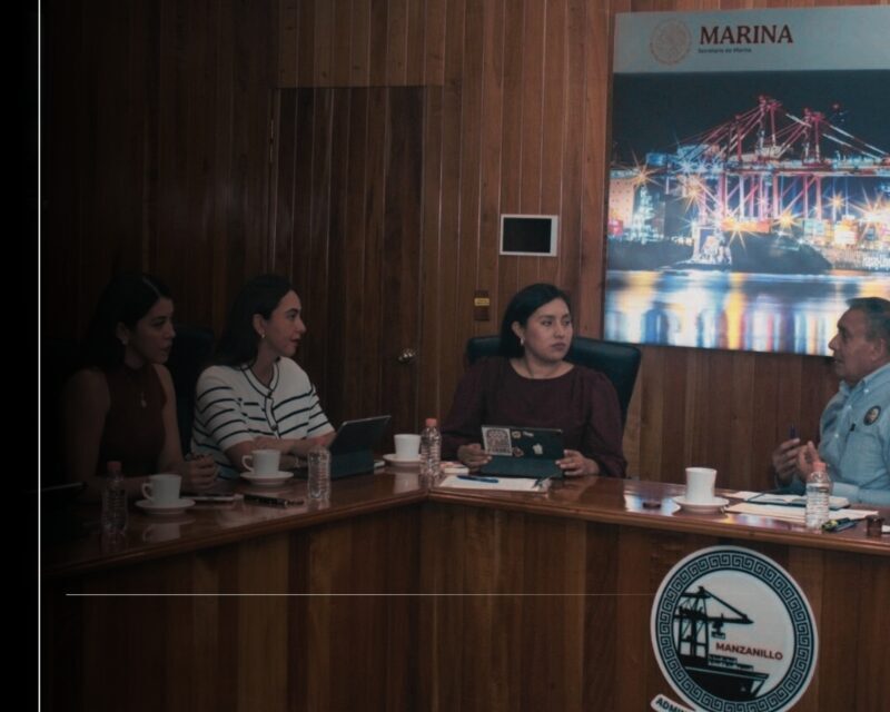 Comisión de Desarrollo Portuario sostiene reunión con el titular de la ASIPONA Manzanillo