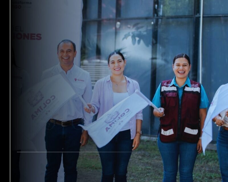 Indira da arranque al Centro de Convenciones de Tecomán y supervisa Presa Derivadora en Armería
