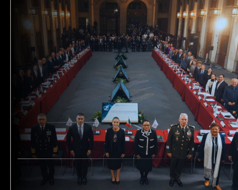 Indira Vizcaíno reafirma el compromiso con la seguridad y la paz, en el Consejo Nacional de Seguridad Pública que encabezó la Presidenta Sheinbaum