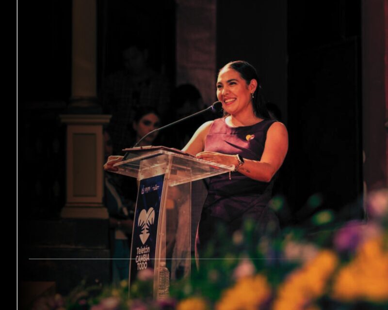 Indira Vizcaíno y Fundación Teletón reconocen a colimenses por su apoyo para lograr construir un CRIT en la entidad