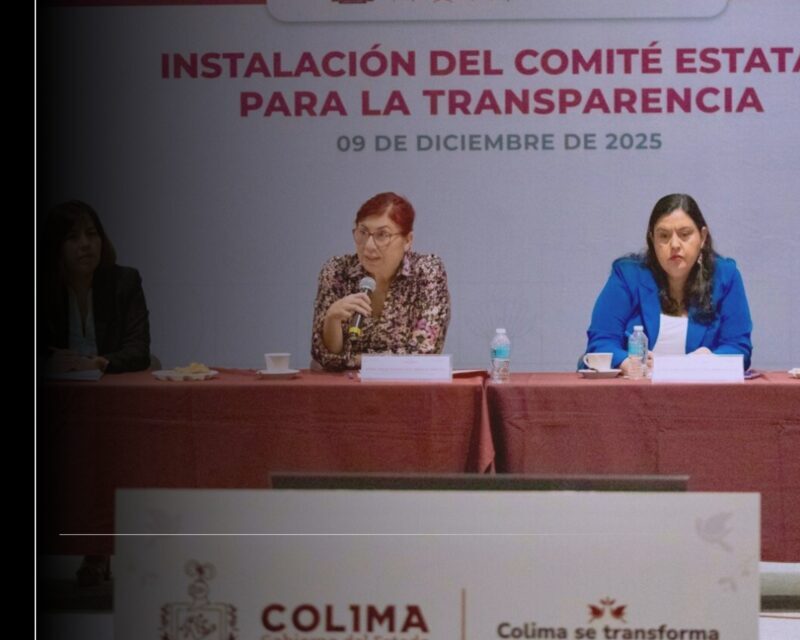 Se instala en Colima el Comité Estatal para la Transparencia