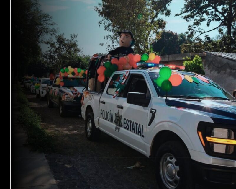 SSP lleva Caravana Navideña ‘La Magia de la Prevención’ a comunidades de Comala