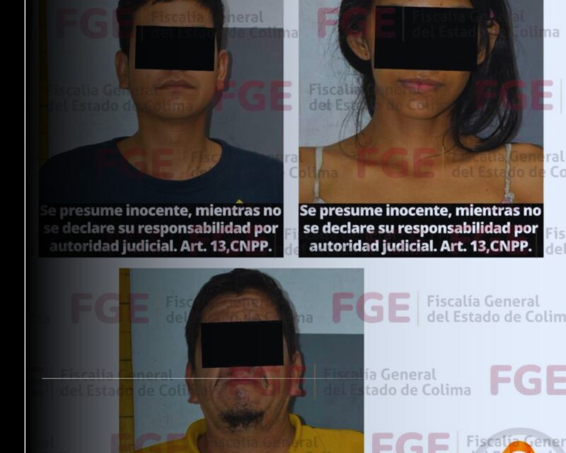 Tres personas van a prisión preventiva por delitos de contra la salud