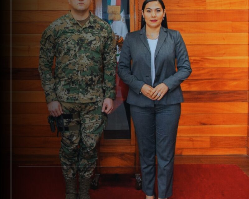 Gobernadora Indira Vizcaíno anuncia cambio de titular en la Secretaría de Seguridad Pública