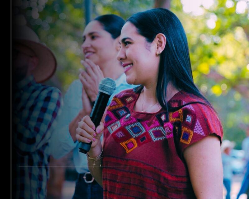 Indira Vizcaíno entrega nuevo parque lineal en la colonia Santa Amalia, en Colima