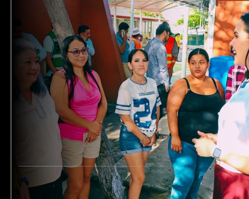 Inicia Rosi Bayardo instalación de sistemas de captación de agua de lluvia en escuelas