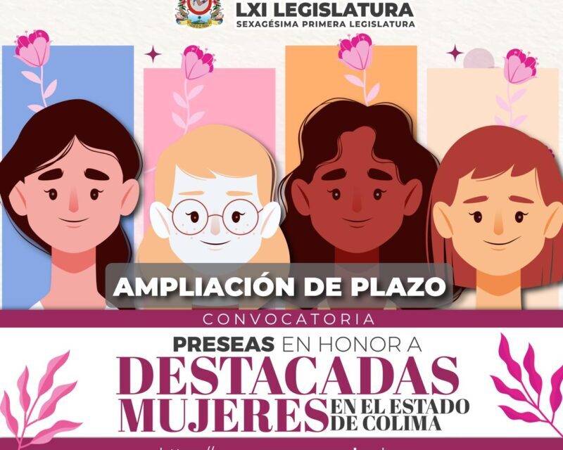 Amplían al 25 de febrero la Convocatoria a “Mujeres Destacadas” 2026