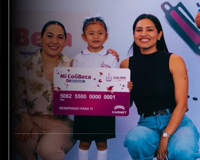 Gobernadora de Colima inicia entrega de Mi ColiBeca para Empezar a estudiantes de preescolar en Cuauhtémoc