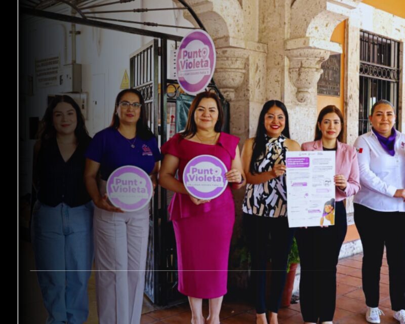 Gobierno del Estado instala dos Puntos Violeta en Cuauhtémoc; ya son cuatro en este municipio