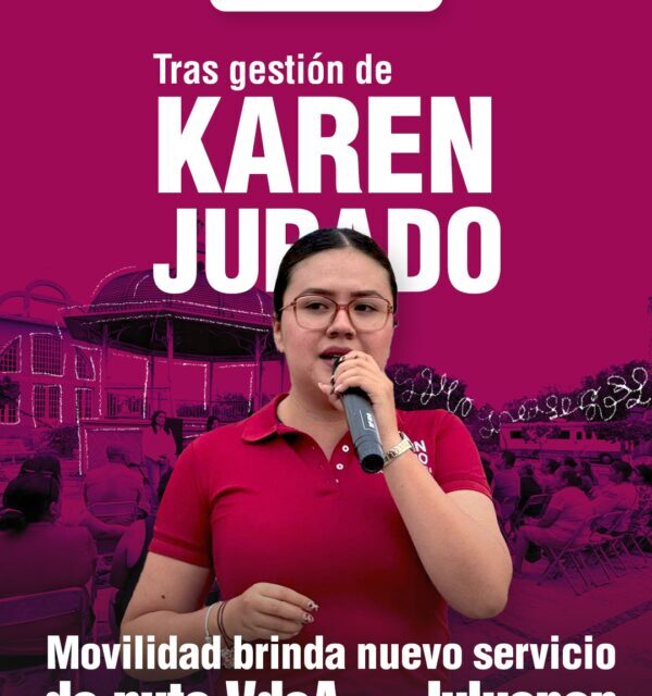 Tras gestión de Karen Jurado, Movilidad brinda nuevo servicio de ruta VdeA – Juluapan