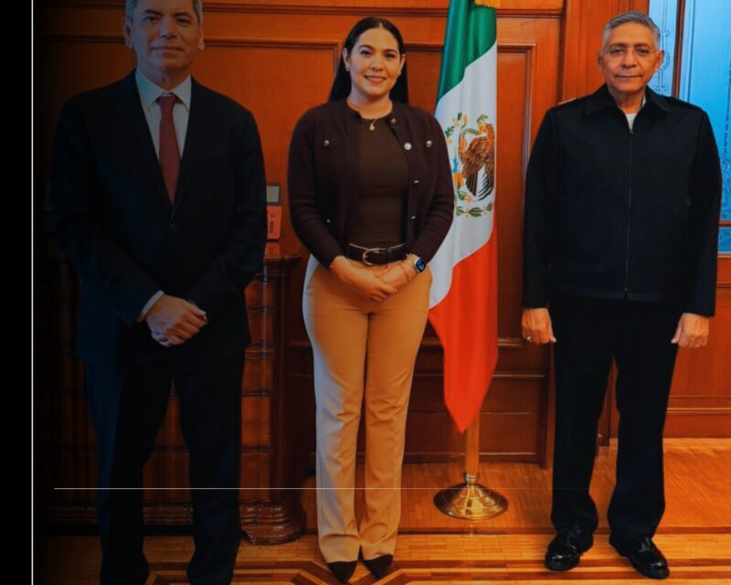 Con titulares de Semar y SHCP, Indira Vizcaíno revisó inversiones estratégicas en materia de seguridad pública para Colima