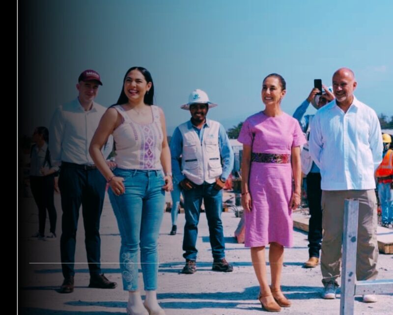 Este sábado, Claudia Sheinbaum e Indira Vizcaíno supervisaron avances en ‘Arco Sur’ y acueducto ‘Agua para Colima’