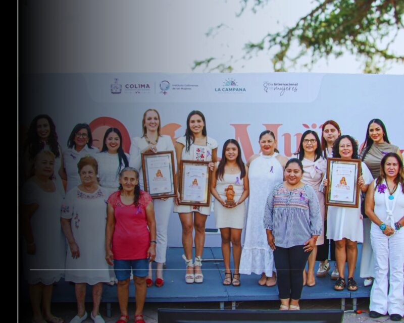 Fabiola Castro Ascencio recibe galardón Mucpaz 2026 del Gobierno del Estado de Colima