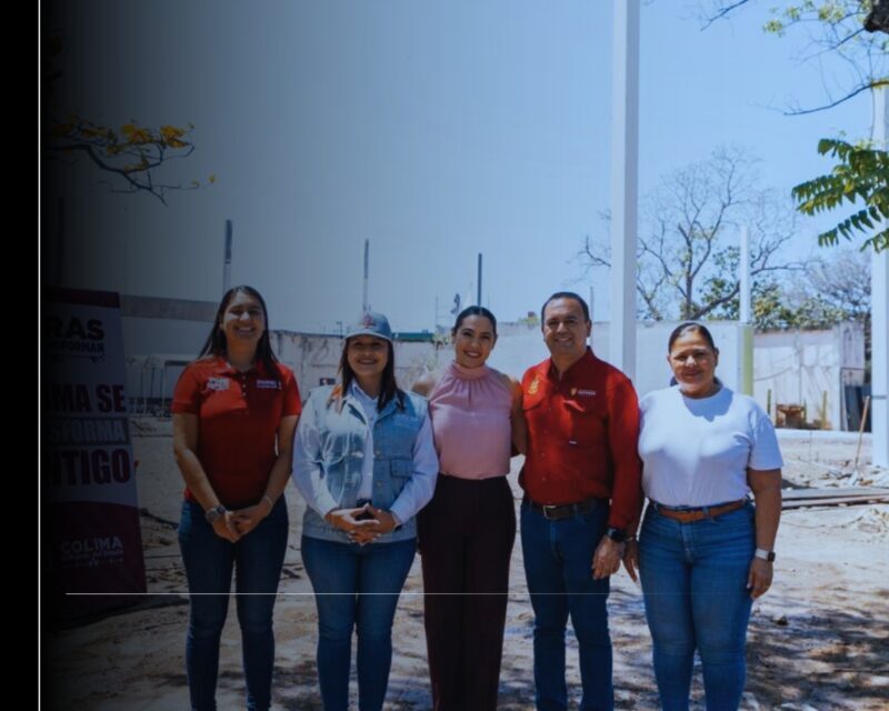 Gobernadora de Colima supervisó avances en construcción del Centro de Convenciones de Tecomán