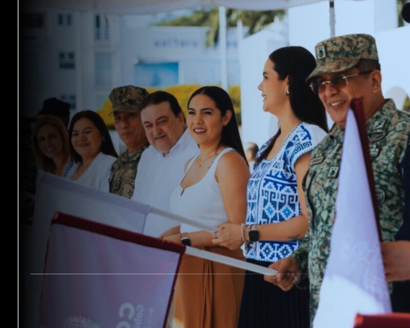 Indira Vizcaíno y autoridades dan banderazo al Operativo de Semana Santa