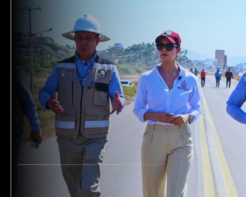 Rosi Bayardo supervisa avances de la obra del Malecón Miramar y anuncia segunda etapa
