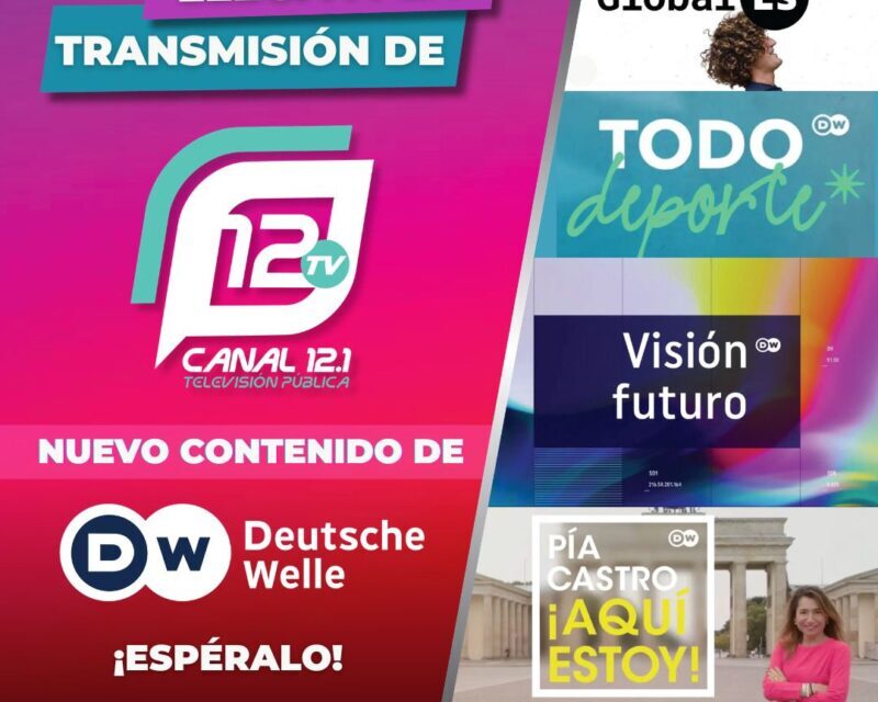 Contenidos de Deutsche Welle de Alemania llegarán al Canal 12 del ICRTV