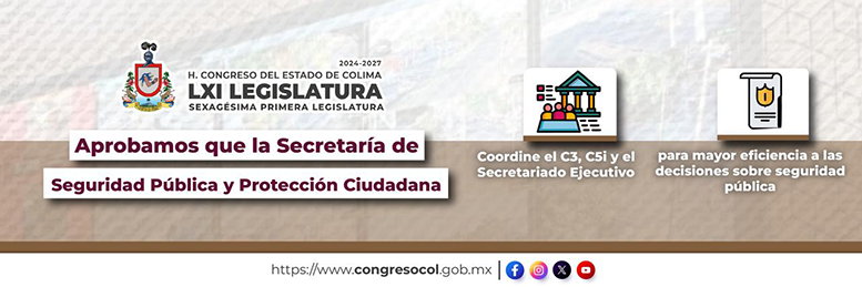 Congreso del Estado de Colima - Banner