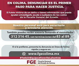 Fiscalía General del Estado de Colima - Banner