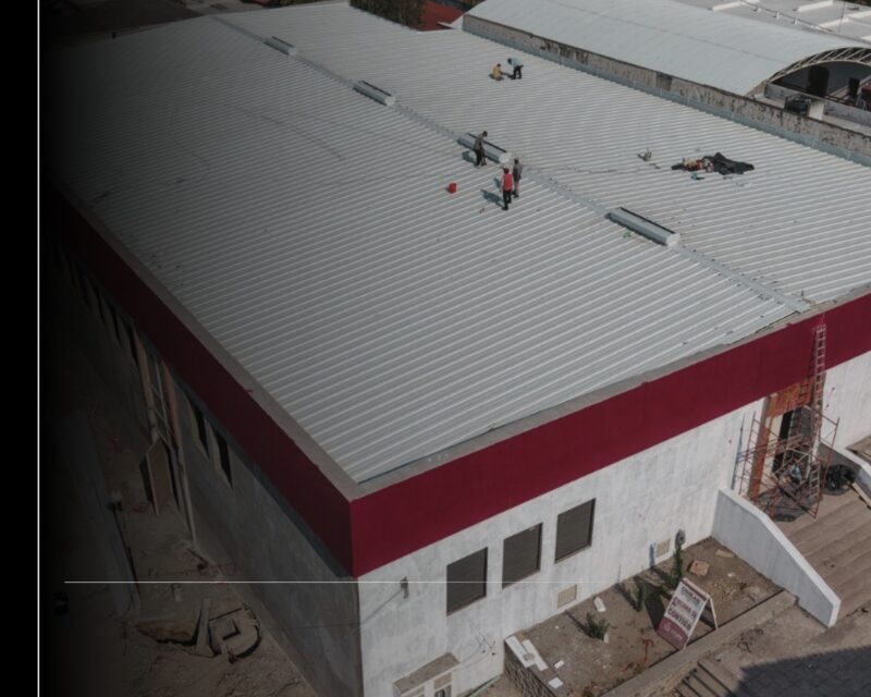 Avance del 53% en la construcción del Auditorio Municipal de Cuauhtémoc: Seidum Colima
