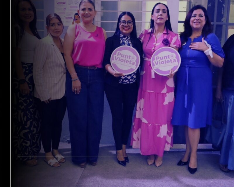 Gobierno del Estado de Colima instala el quinto Punto Violeta en la entidad