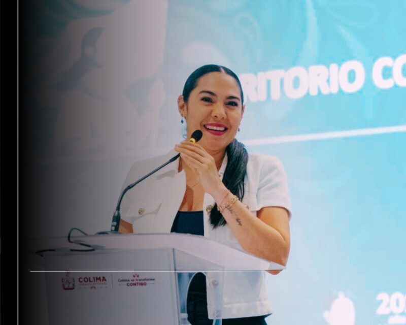 Indira Vizcaíno encabezó la presentación del Programa Sembrando Vida a arroceros en Colima