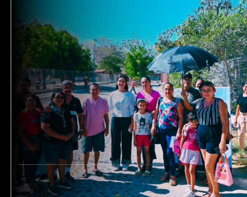 Rosi Bayardo cumple petición ciudadana; inicia rehabilitación de calle Ensenada