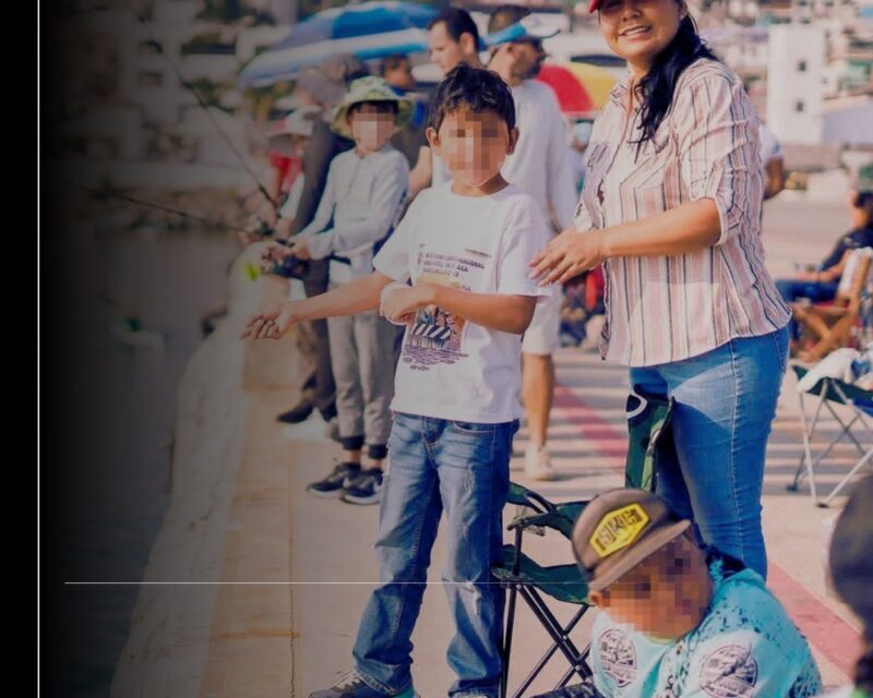 Récord de participantes en torneo internacional infantil de pesca en Manzanillo; fueron casi 750 menores
