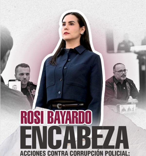 Rosi Bayardo encabeza acciones contra corrupción policial; detienen a 8 elementos