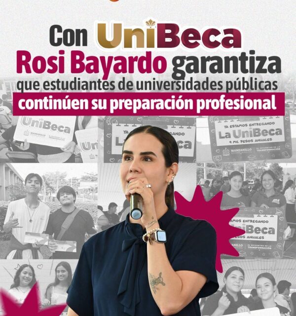 Con UniBeca, Rosi Bayardo garantiza que estudiantes de universidades públicas continúen su preparación profesional