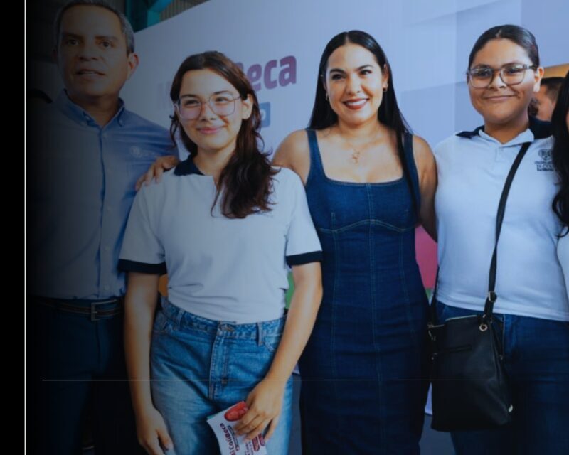 Indira: hoy nacer en Colima es garantía de tener acceso a la educación con ColiBecas y programas federales