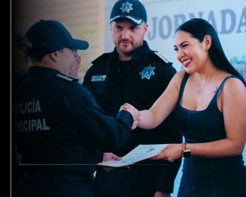 Indira Vizcaíno encabezó la Feria por la Paz en Coquimatlán; permite dialogar con la niñez y jóvenes
