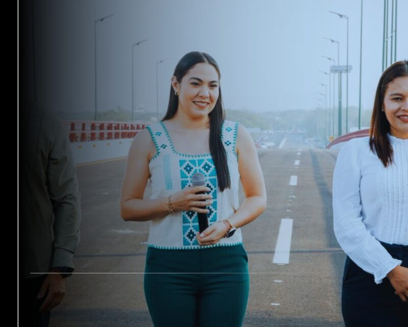 Indira Vizcaíno y titular de SICT inauguraron el Arco Sur de Colima, en enlace con la presidenta Claudia Sheinbaum