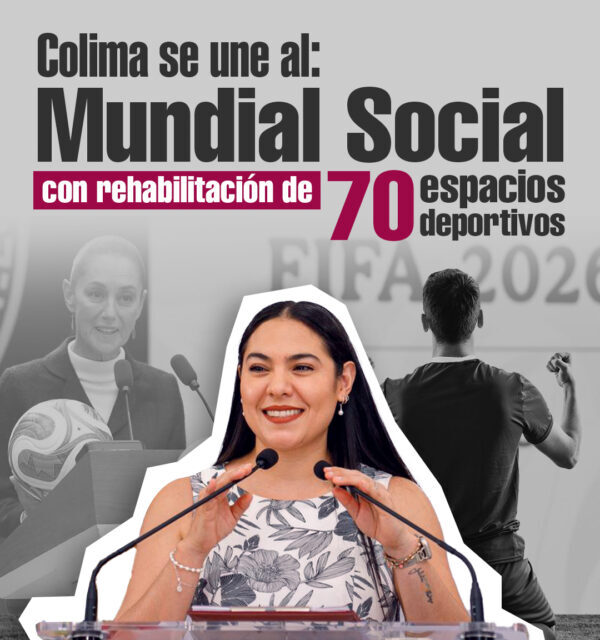Indira Vizcaíno anuncia intervención a 70 espacios deportivos con el programa 'Mundial Social', con inversión de más de 69 mdp