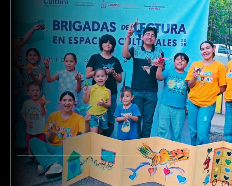 Cultura Colima inicia programa de promoción lectora en espacios públicos de 6 municipios