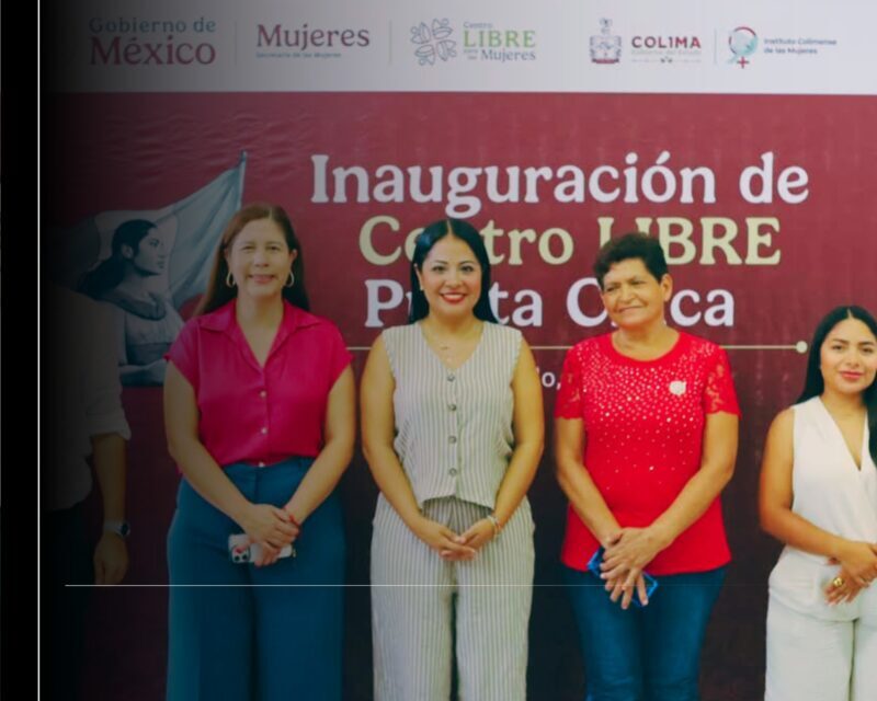ICM inaugura el onceavo Centro LIBRE de la entidad en Punta Chica, Manzanillo