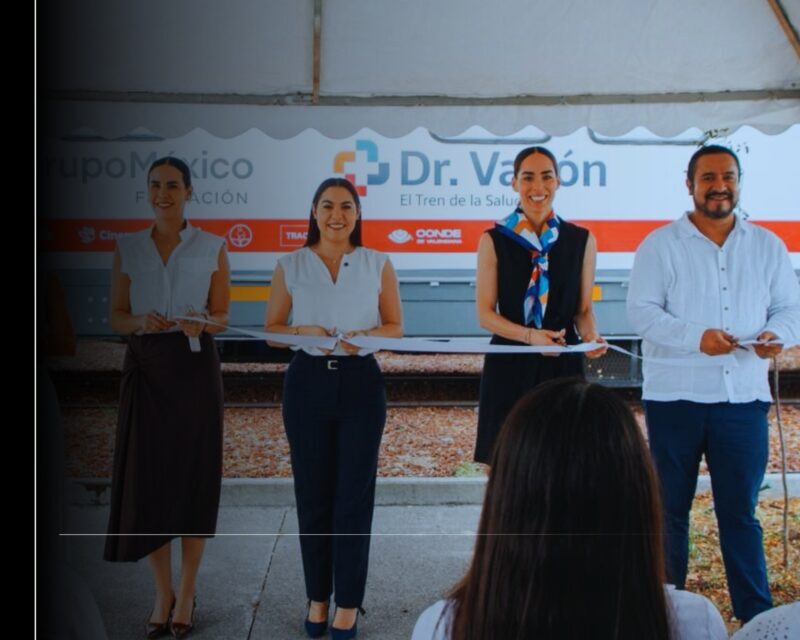 Indira Vizcaíno: Dr. Vagón acerca servicios gratuitos de especialistas médicos a miles de colimenses