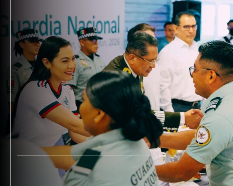 Indira Vizcaíno preside 7° aniversario de la Guardia Nacional y devela muro para homenajear a sus integrantes