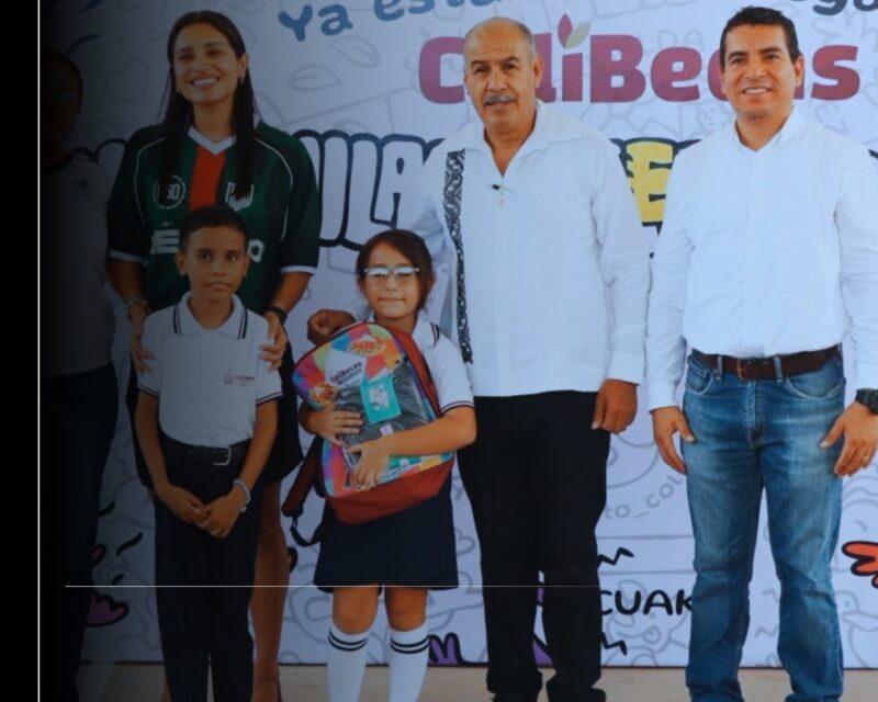 Gobierno de Indira Vizcaíno entrega Colibecas Mochilas, Útiles y Uniformes a 176 estudiantes de Pueblo Juárez