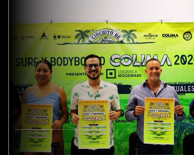 Gobierno del Estado y Asociación de Surfing presentan el Circuito de Surf Colima 2026