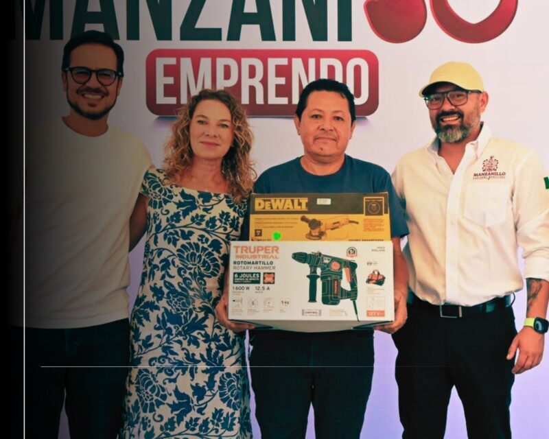 Ayuntamiento de Manzanillo impulsa el emprendimiento con nueva entrega de herramientas y equipo
