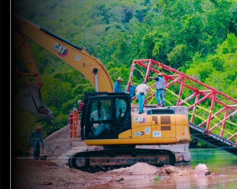 Ayuntamiento de Manzanillo y Gobierno del Estado realizan trabajos iniciales para recuperación del puente La Boquita