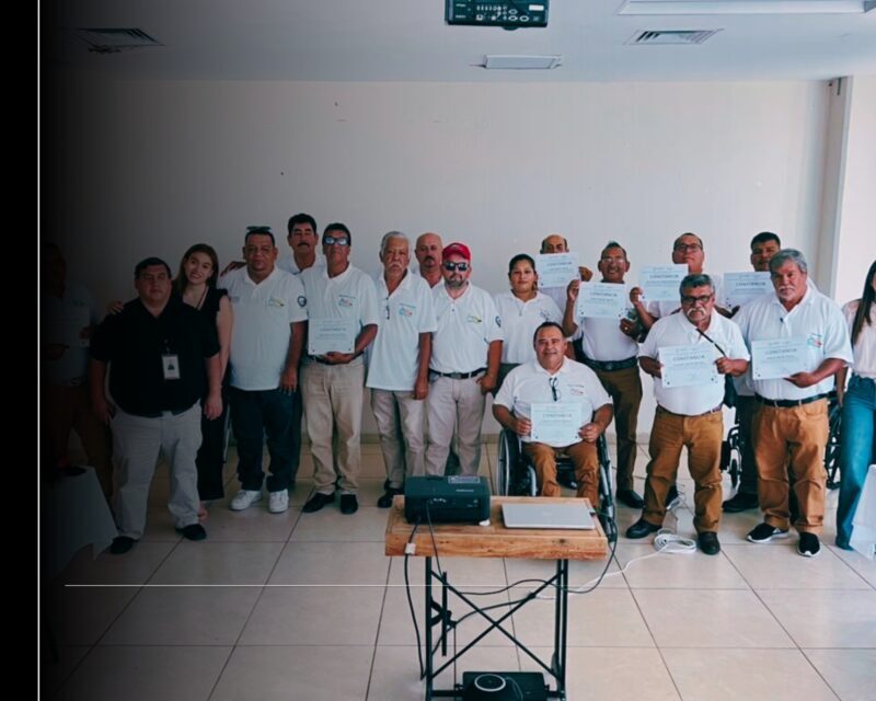 Gobierno del Estado de Colima capacita a taxistas de 5 municipios para atender a personas con discapacidad